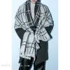 Nuevo cross-border export bufandas comercio electrónico en vivo cadena de suministro suministro jacquard doble plaid details Picture